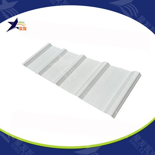1075型白色高波形塑钢瓦 厂房屋顶用PVC瓦塑料瓦安装固定快捷且寿命更久 南京PVC瓦厂家直供
